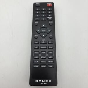 OEM ZRC-400 Remote Control For Dynex TV DX-37L200A12 DX-40L261A12 DX-42E250A12